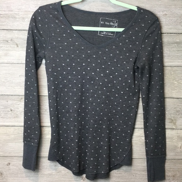 We The Free Tops - FREE PEOPLE • We the free polka dot thermal XS